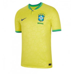Brazylia Koszulka Podstawowych MŚ 2022 Krótki Rękaw